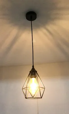 Produktbild von Hängeleuchte Restaurant E27 Schwarz Metall Vintage Retro Industrie