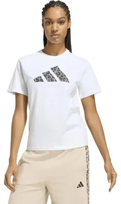 Productafbeelding van Dames T-shirt adidas Animal Graphic, wit, model KT9719 - Maat M
