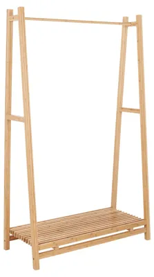 Obrázek produktu pro Věšák Bali 1 tyč na oblečení, 1 bambusová police.