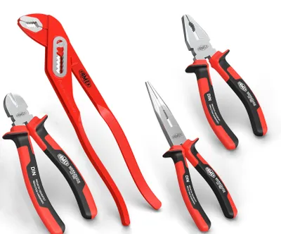 Produktbild von FAMEX 3957-4 Hochwertiger Zangen Satz 4-teilig