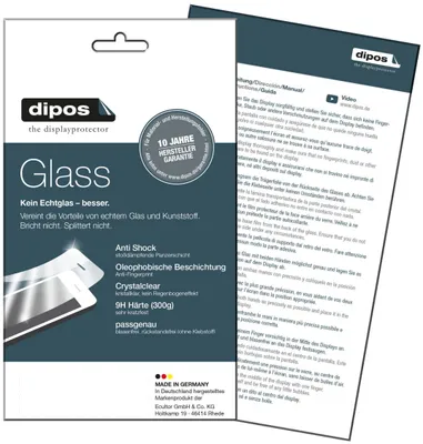 Produktbild von 2x Schutzfolie für Meizu 15 - Anti-Shock 9H Folie dipos Glass Displayfolie