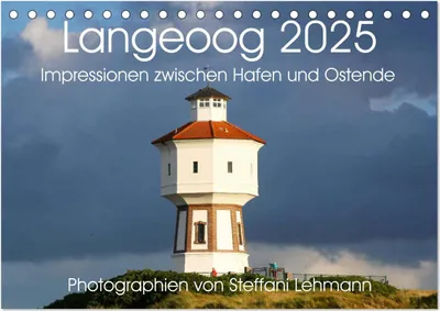 Produktbild von Langeoog 2025. Impressionen zwischen Hafen und Ostende (Tischkalender 2025 DIN A5 quer), CALVENDO Monatskalender