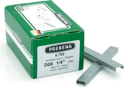 Produktbild von Prebena Heftklammern D06CNK 6700 Stück