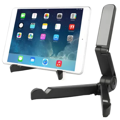 Produktbild von Tablet-Ständer verstellbar, klappbar für Smartphones, Tablets  (5.0 - 10.1" Zoll)