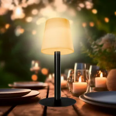 Produktbild von EASYmaxx Solar-Tischleuchte 1,2V weiß/schwarz