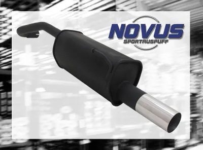 Produktbild von NOVUS SPORTAUSPUFF Gruppe N ESD 1x 76 mm RL-Design VW LUPO Typ 6X + SEAT AROSA