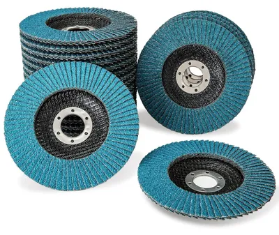 Imagen del producto de Discos de lija de 125 mm, grano 60, 20 unidades, para madera y metal