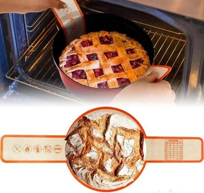 Image de Pinceau à pain en silicone - Four néerlandais - Lisse et facile à nettoyer - Tapis de cuisson réutilisable