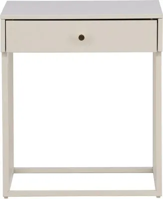 Produktbild von Nachttisch Bakal aus Metall - Beige