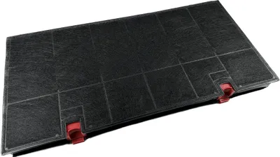 A charcoal filter for an air purifier or range hood.