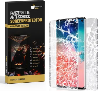 Produktbild von 2x Panzerfolie für Samsung Galaxy S10 Plus FULL COVER Displayschutzfolie KLAR FB