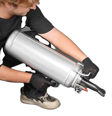 Produktbild von VEVOR Luftreifenwulstsetter, 5 Gal / 18,9 L, Schwerlastreifenwulstblaster-Werkzeug, 87-116 PSI Betriebsdruck, Luftauslöser Sitzaufbläser für Pickup, Lkw, ATV, Jeep, Van, Rasenmäher, Wohnmobil, Rot, 10 L