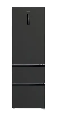 Produktbild von PKM WFD400ENFDDIX Kühl-Gefrierkombination mit Display, NoFrost French-Door, Dark Inox-Design