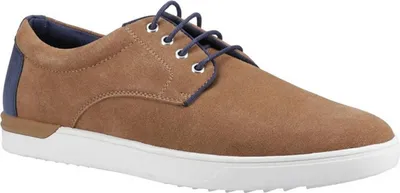 Image de Hush Puppies - "Joey" Baskets pour hommes, en daim, à lacer FS12170 (41 EU) (Marron clair)