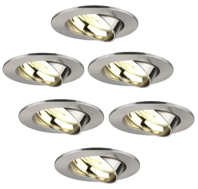 Image de Ledvion lot de 6 spot encastre LED rond 3W dimmable blanc chaud