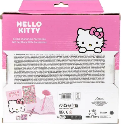 Obrázok produktu pre Sada denníka Hello Kitty s nálepkami a farebnými stránkami