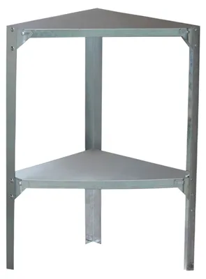 Produktbild von G21 42 x 42 cm Eckregal, für Gartenhäuser und Gewächshäuser