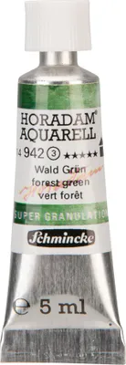 Obrázok produktu pre Schmincke - HORADAM AQUARELL, 5 ml , lesná zelená, super granulácia, 14 942 001