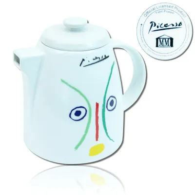 Produktbild von Picasso Porzellan Kanne mit Deckel - L´Amoureuse, 1961