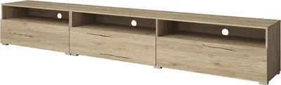 Produktbild von Meublorama HA-BAROS-24E0BM40*2C/61KG, Braun, Mitteldichte Faserplatte (MDF), 3 Tür(en), 410 mm, 2700 mm, 420 mm