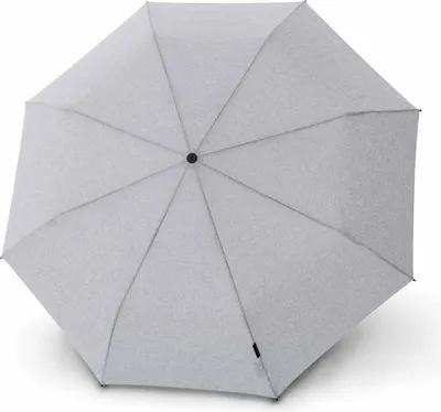 Image de Knirps parapluie de poche parapluie C.041 Chrome Matt Manual Melange Grey gris clair