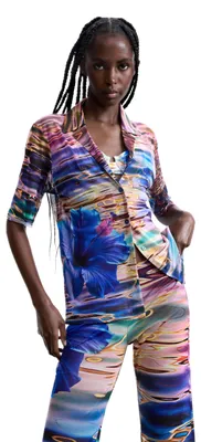 Productafbeelding van Desigual T-shirt met korte mouwen, blauw, uit de damescollectie, maat XL