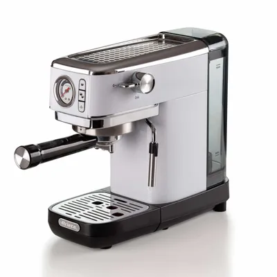 Produktbild von Ariete Metall Espresso-Kaffeemaschine mit Manometer 1381 Wei