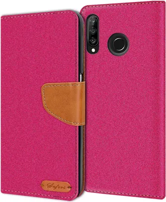 Immagine prodotto di Coprire il telefono cellulare Huawei P30 Lite caso Portafoglio Flip Case Custodia protettiva copertura Tessuto Cover