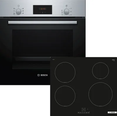 Bosch HBD231BR60 Set Backofen HBF133BR0 + Induktionskochfeld PUE61RBB6E