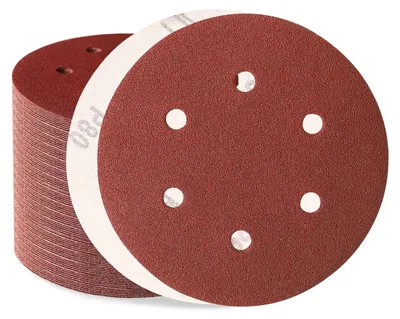 Obrázek produktu pro Sada 80 kusů brusného papíru, rozměr 150 mm, zrnitost 80