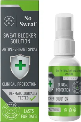 Produktbild von No Sweat Antitranspirant Spray 50ml - Extra Stark, 7 Tage Schutz gegen Schwitzen