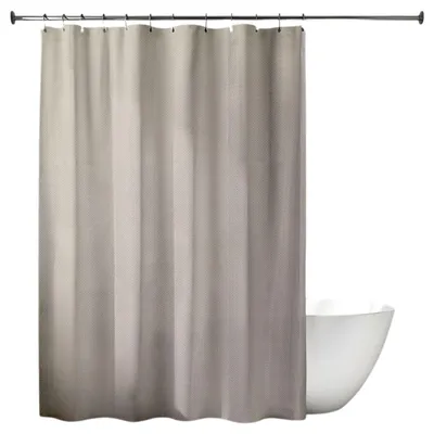 Produktbild von TENDANCE | Duschvorhang - Duschgardine - Badvorhang - 200 x 180 cm - grau - aus Polyester - Duschabtrennung - modern - Badezimmer