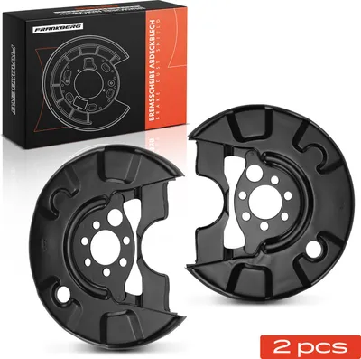 Immagine prodotto di Frankberg 2x Disco freno piastra di ancoraggio asse posteriore entrambi i lati per VW Passat 3A2 35I 3A5 Corrado 1988-1997