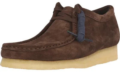 Produktbild von Clarks Originals Schnürschuhe Wallabee mit unnachahmlicher Kreppsohle 5230 Dark Brown Suede 42
