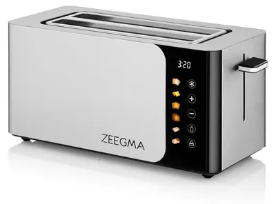 4-Schlitz-Toaster mit LED-Display, Touchbedienung, 6 Stufen