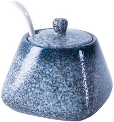Immagine prodotto di Contenitore in Vetroceramica per erbe aromatiche da 340 ml, blu