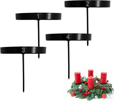 Immagine prodotto di Candeliere per l'avvento, diametro 8 cm