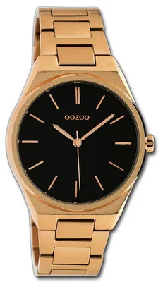 Productafbeelding van Oozoo dameshorloge, roodgouden metalen band, quartz uurwerk, analoog, model D3UOC10344