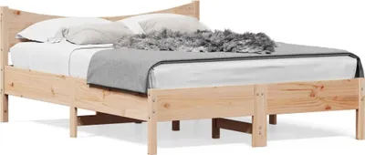 Obrázok produktu pre Maison Exclusive – masívne drevená posteľ bez matraca 140 x 200 cm, borovicové drevo