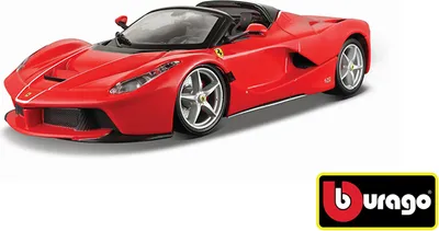 Image de Bburago 1:24 La Ferrari Aperta rouge