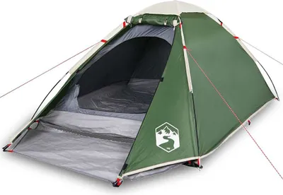 Produktbild von vidaXL Kuppel-Campingzelt 4 Personen Grün Wasserdicht