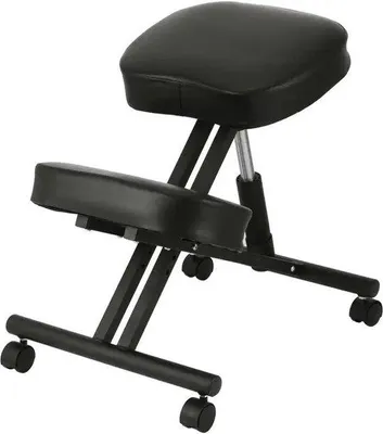 Produktbild von Ergonomischer Gesäßstützstuhl mit Kniebeugefunktion - Flexibler Kniebeugestuhl mit Hüftstützung - Dichtes Polster für die Hüfte - Medizinischer Rückenbalancer für die Körperfülle