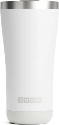 Produktbild von Thermosbecher aus Edelstahl, 550 ml, Weiß, 3-in-1 - Zoku
