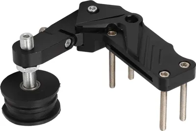 Image de Tendeur de chaîne pour moto, réglable, alliage d'aluminium, noir, universel pour moto tout-terrain et quad