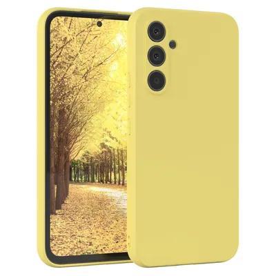 Produktbild von EAZY CASE - TPU Hülle für Samsung Galaxy A54, TPU Case stoßfeste Handyhülle, weiches Cover mit Kameraschutz, Silikonhülle in Gelb