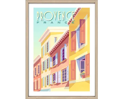 Produktbild von Gerahmtes Bild Provence 53x73 cm