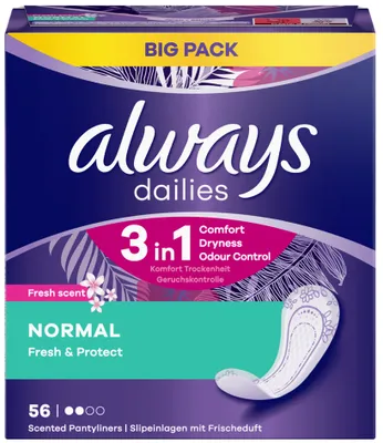 Produktbild von always dailies Slipeinlage Fresh&Protect Normal Fresh