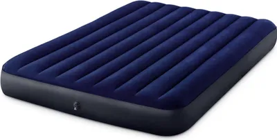 Produktbild von Intex Indoor und Outdoor Luftbett Queen Classic Downy Airbed aufblasbar 203cm x 152cm x 25cm 64759