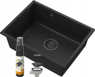Produktbild von Manado Schwarzes Unterbaubecken60