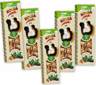 Immagine prodotto di Bastoncini di mangime Nestor per roditori di grossa taglia + conigli XXL con frutta e noci